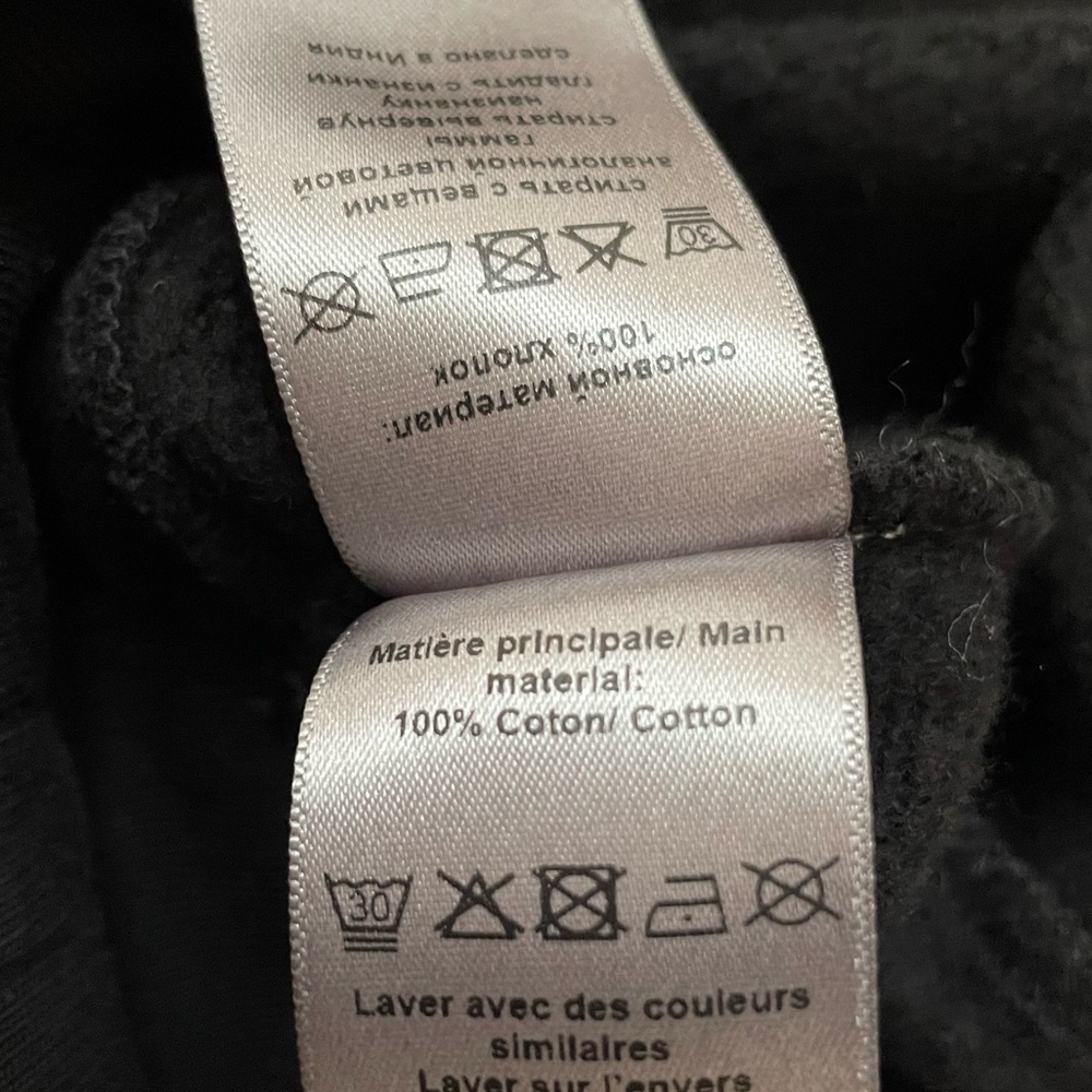 Black Clipper Love Punk Rhinestone Sweatshirt Hoodie  from Zadig & Voltaire - Picture 7 of 7